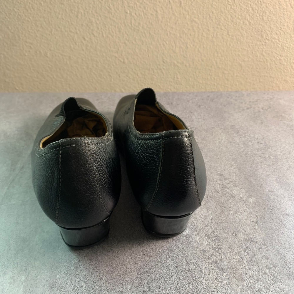 Softspots Women's Black Leather Comfort Wedge Heel Shoes -‎ Size 8M - Picture 9 of 10